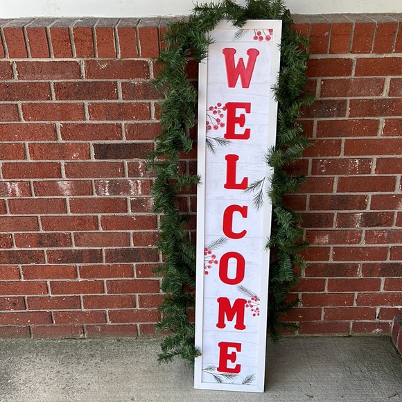 “Welcome“ Holiday Christmas sign - Picture 3 of 7